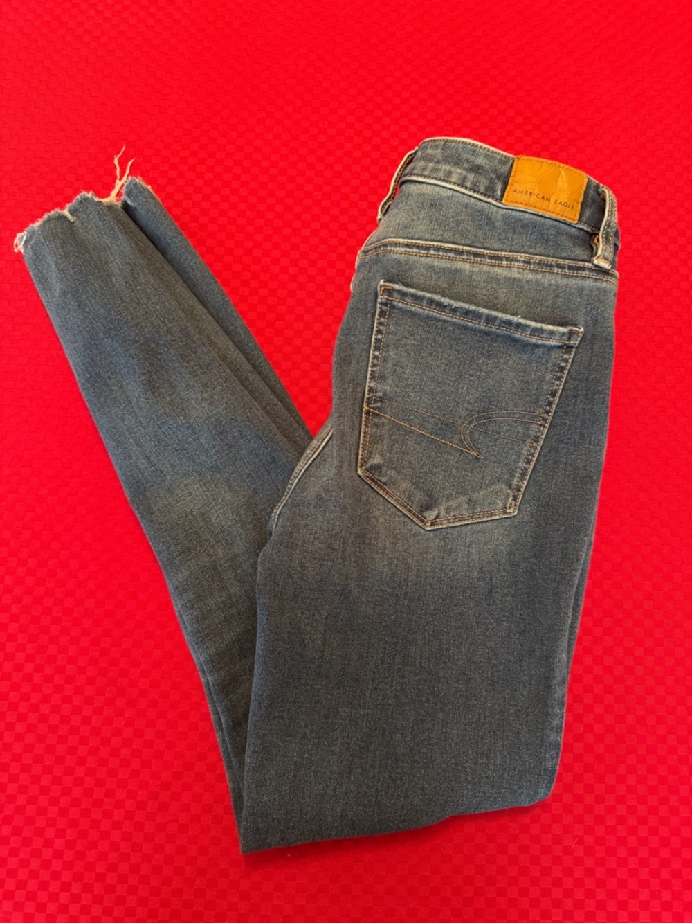 American Eagle Outfitters Women’s Medium Blue Hi Rise Jeggings